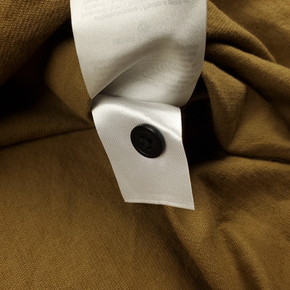 Selected Homme Corduroy Shirt Mens 16.5 Large Brown Button Up Organic Cotton - Picture 9 of 10